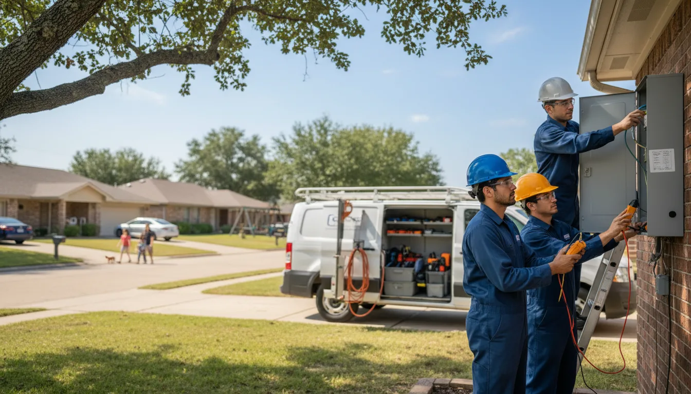 Certified electrician providing emergency electrical services in Dallas, GA